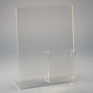 Slant Back with Brochure Pocket 8.5x11